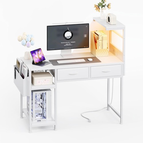 100cm desk with - 2, drawers