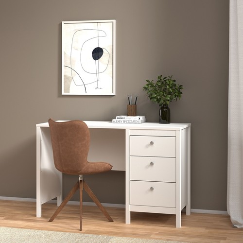 Madrid desk drawers white - desk, 3